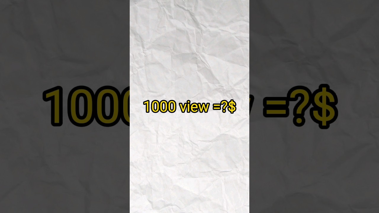 How YouTube Shares Ad Revenue on Shorts 