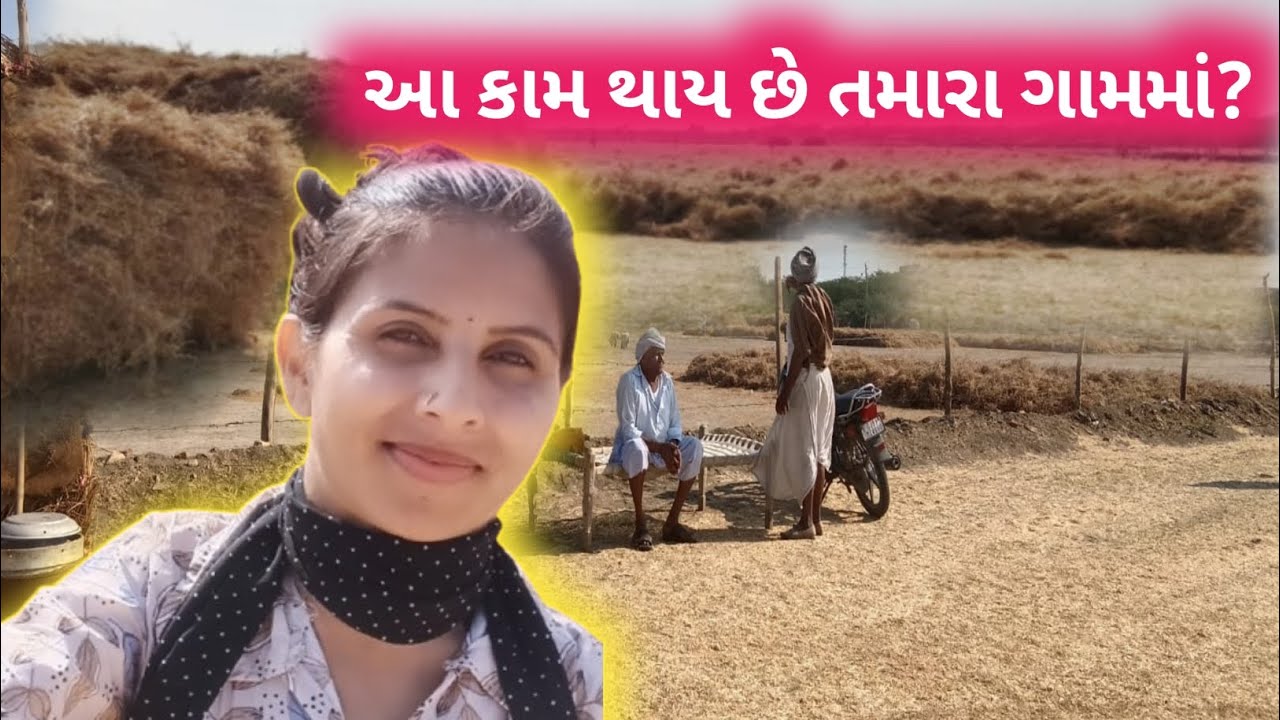 ખળાં નું કામ ચાલુ થઈ ગયું 🌾|farming|ખળાં બાબતે માહિતી