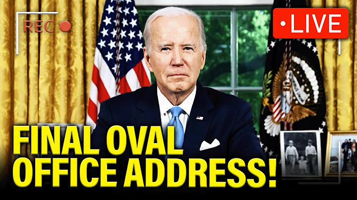 LIVE: President Biden FINAL ADDRESS to the Nation