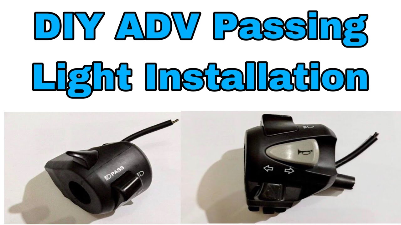 ADV/PCX/Click Passing Light Installation (DIY)