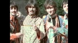 The Beatles snap to fitting music