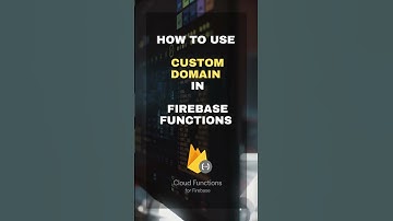 How to use custom domain for firebase function