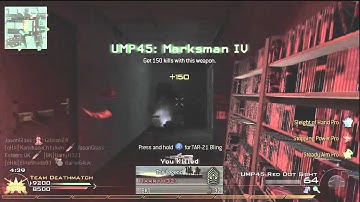 MW2 Invasion UMP Multi-Kill
