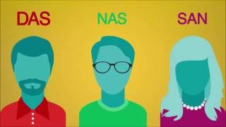 nas, das & san explained: when you use them
