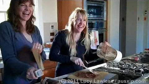 Lucy Lawless And Her Lovely Assistant Renee O'Conn...