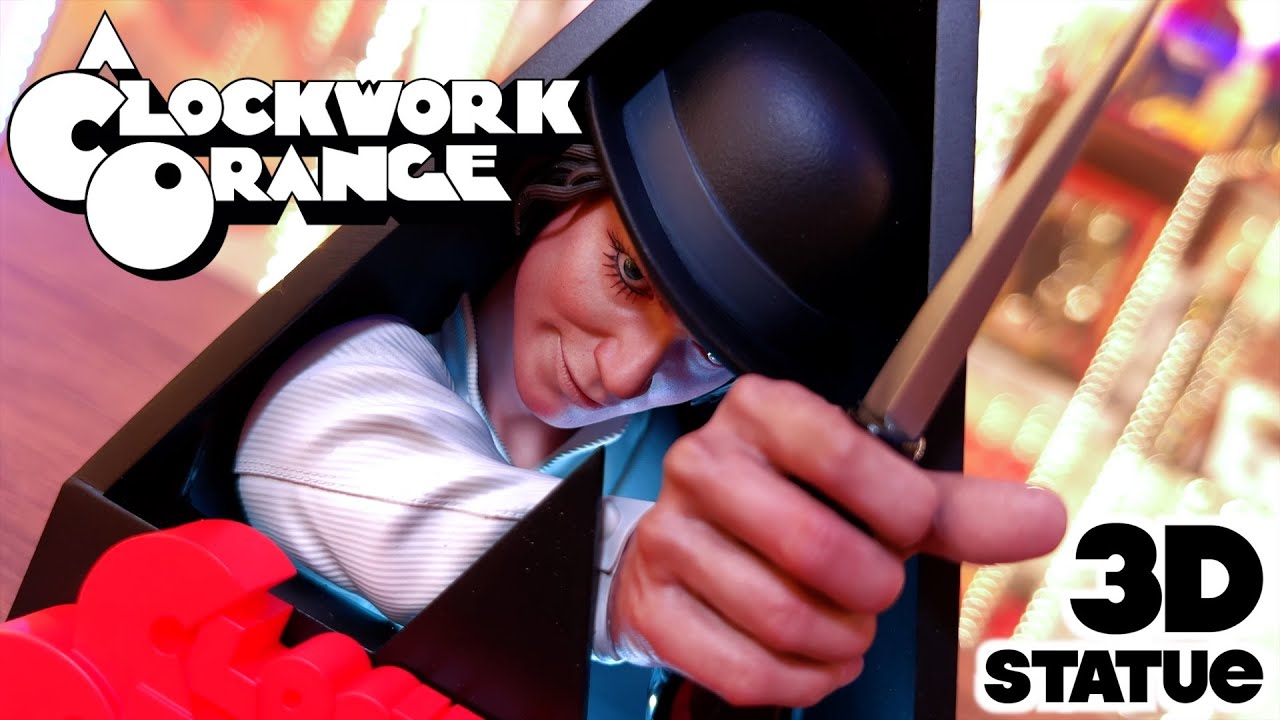 A Clockwork Orange 3D Poster Figure Unboxing Review [Alex
