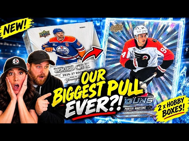WE CAN'T BELIEVE WE PULLED THIS! 🏒2026-27 Series 1 Hobby Box Opening! (x 2)