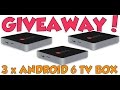 INTERNATIONAL GIVEAWAY WITH THREE (3) BEELINK GT1 ANDROID 6 TV BOX 32GB VERSION
