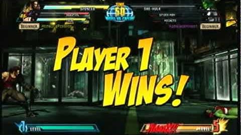 Marvel Vs Capcom 3 Xbox Live Player Match vs ApplejackHonest