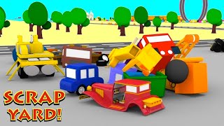 SCRAPYARD!! - Where do DEAD CARS go? - Cartoon Cars - Cartoons for Kids!