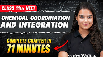 CHEMICAL COORDINATION & INTEGRATION in 71 Minutes | FULL Chapter For NEET | PhysicsWallah