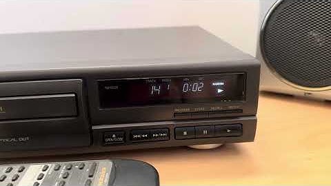 Technics SL-PG490 Compact Disc CD Player Demo 