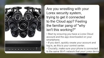 How to Add a Device to Lorex Cloud App – Account Link & Setup Tutorial