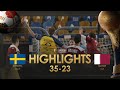 Highlights: Sweden - Qatar | Quarter finals | 27th IHF Men's Handball World Championship | Egypt2021