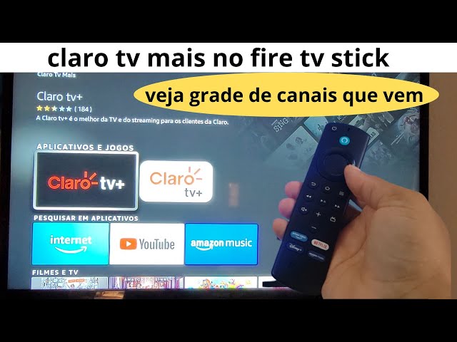 Claro Box TV chega com canais ao vivo para rivalizar Fire Stick e