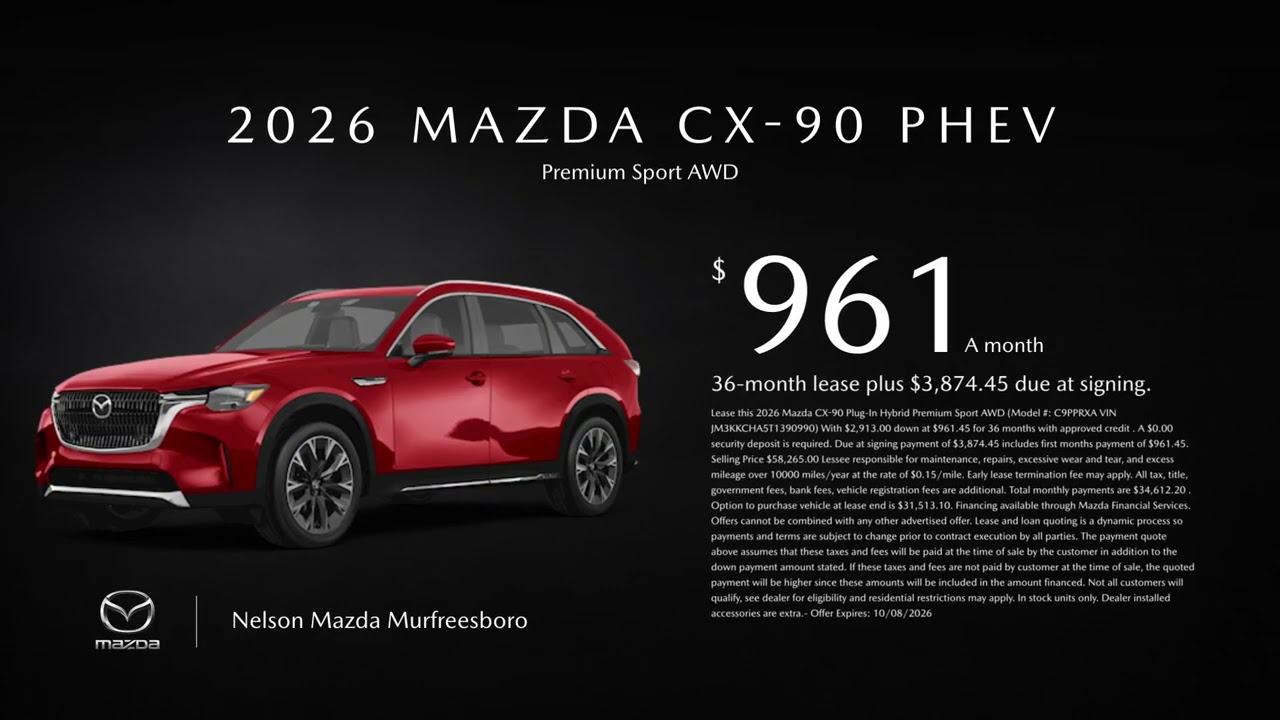 Mazda CX-90 PHEV 10/01/2026 8035451 - YouTube