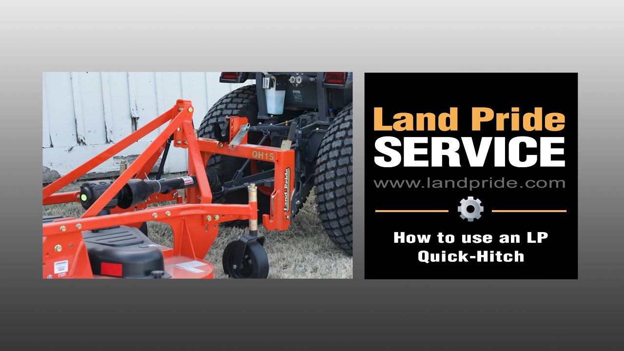 Attaching Telescoping Tubes On Land Pride Mower