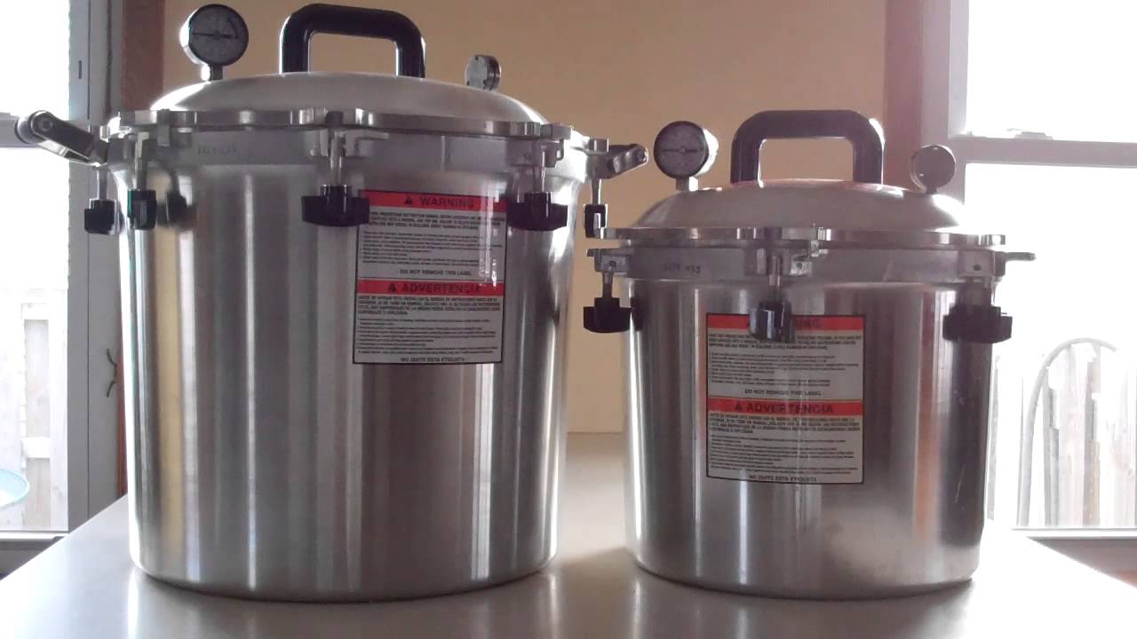 All American 41.5 Quart Pressure Cooker Canner, Silver