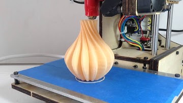 Starelt Vase 3 (thingiverse # 251199) printed on a Printrbot Simple﻿