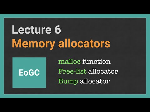 Garbage Collection Algorithms. Lecture [6/17]: Allocators: Free-list vs. Sequential