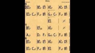 Misty - Backing track / Play-along chords sheet