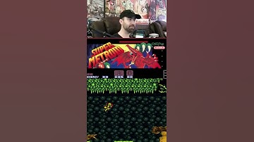 Close call fighting Kraid in Super Metroid | #snes #supermetroid #gaming
