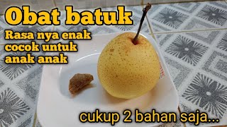 Obat batuk dari pir kukus