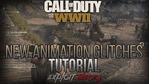 NEW ANIMATION GLITCHES / PUNCH / SMOKING BALL IN HQ GLITCH  | Call of Duty World War 2 | Tutorial