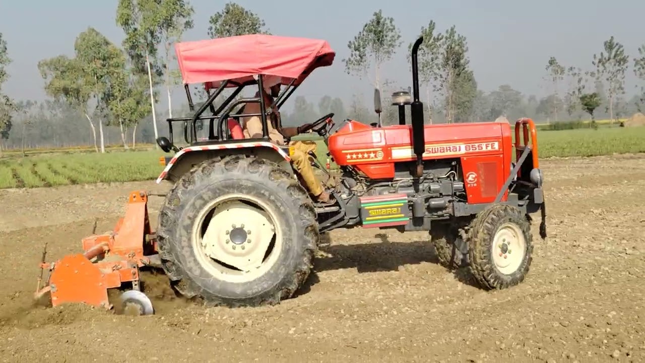 Swaraj 855 and 7fit rutri #farming #swaraj855 #swarajtractor #nishudaswal 