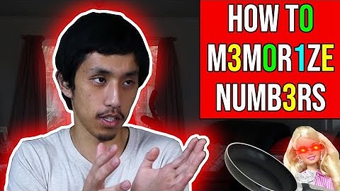 How To Memorize Numbers Quickly (Major System/Memory Palace)