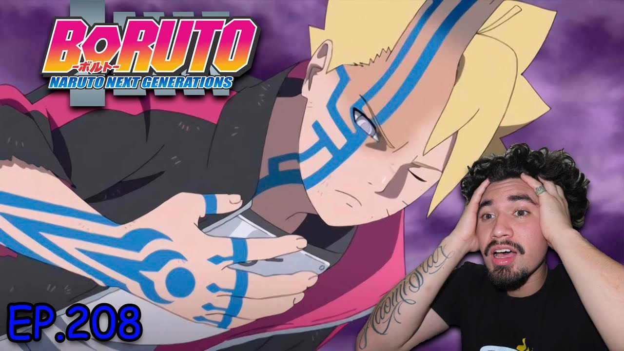 BORUSHIKI VS BORO || Boruto REACTION 208 ||