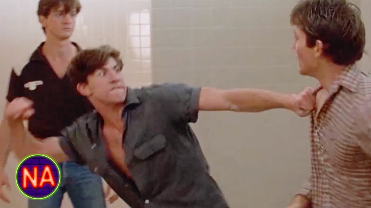 ⁣1980's Bathroom Fight | The New Kids (1985) | Now Action