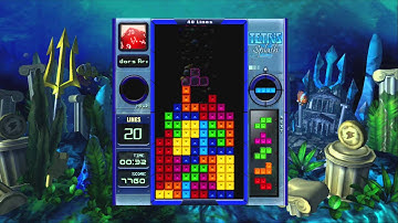 Tetris Splash 40 Lines - no hold - 47.16