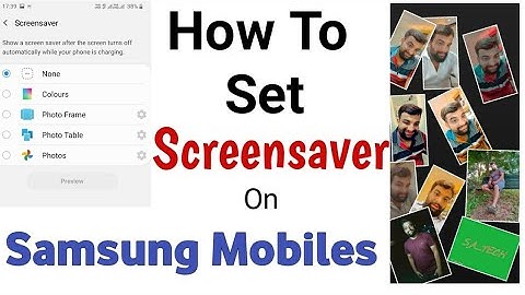 How To Set Screensaver on Samsung Galaxy A30S,How To Enable and Disable Screensaver on Samsung
