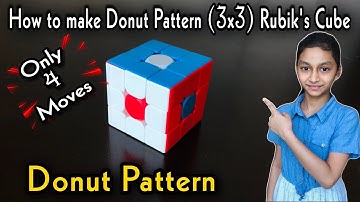How to make Donut Pattern ? (3x3) Rubik’s Cube Pattern in Tamil | AAA Tamil Channel