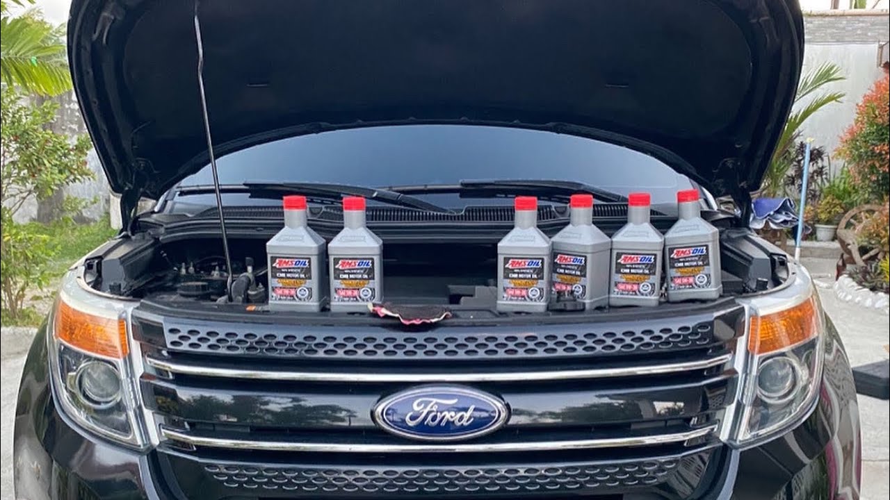 Ford Explorer V6 Oil Change - YouTube