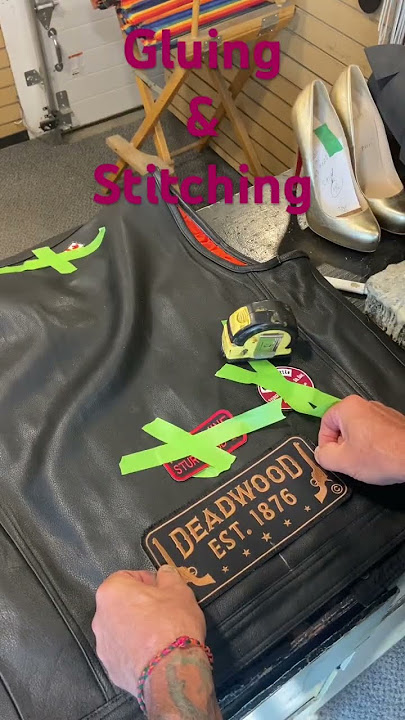 Gluing A Patch On Your Vest 