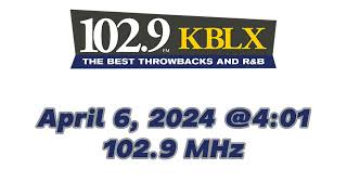 (OTA) 102.9 KBLX-HD1 Legal ID (Berkeley, CA)