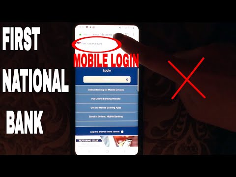 ✅  First National Bank Register - Login - Find Password ?