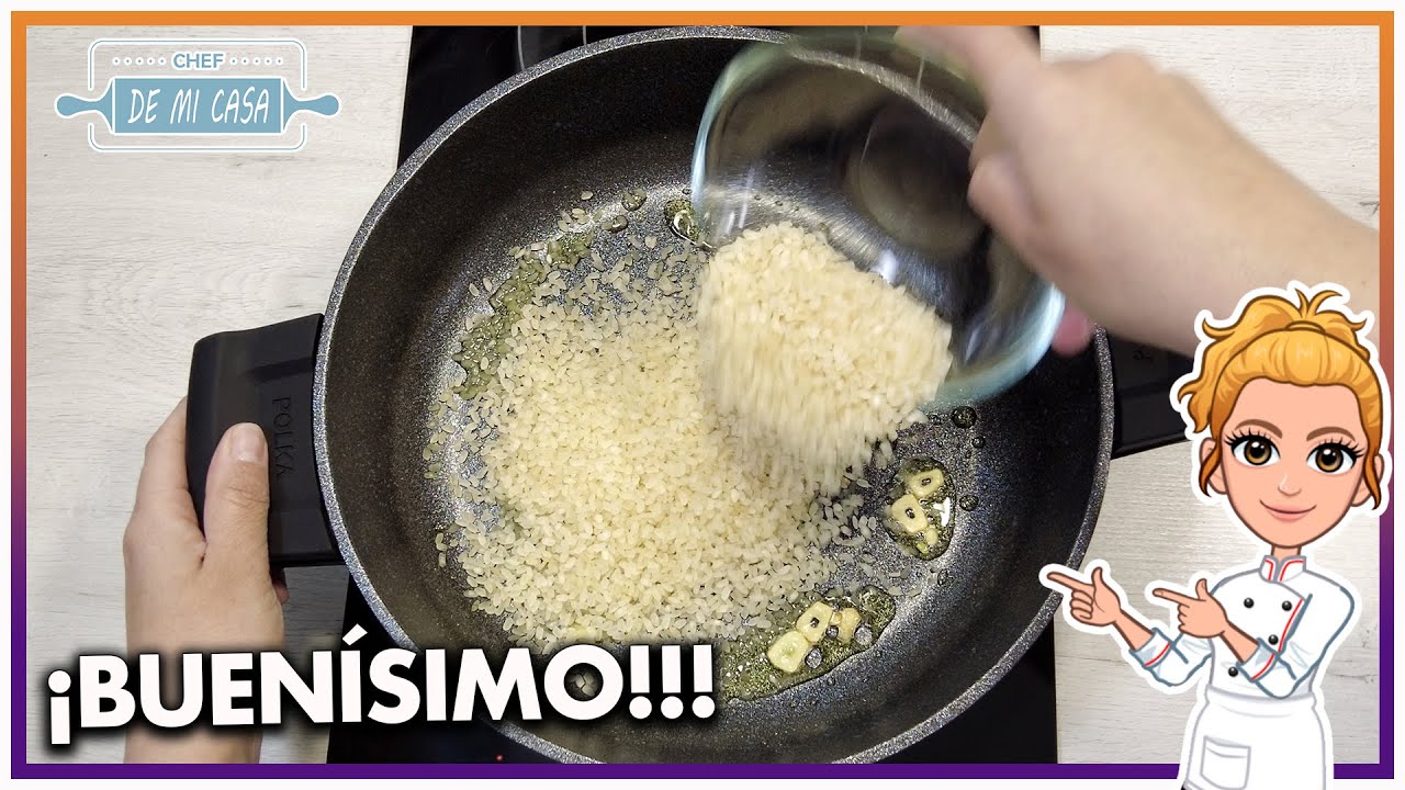 😱 ARROZ con CALAMARES en Salsa Americana MI RECETA FAVORITA para cuando NO TENGO tiempo ¡BUENÍSIMO!