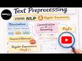 NLP Fundamentals and Text Preprocessing | Regular Expressions Regex