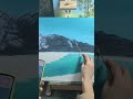 🎨 Creating a Serene Mountain Lake Landscape Painting