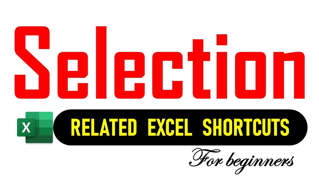 Quick Selection Shortcut Note Excel Shortcuts for Quick Selection for Beginners | Prabas MS Office ...