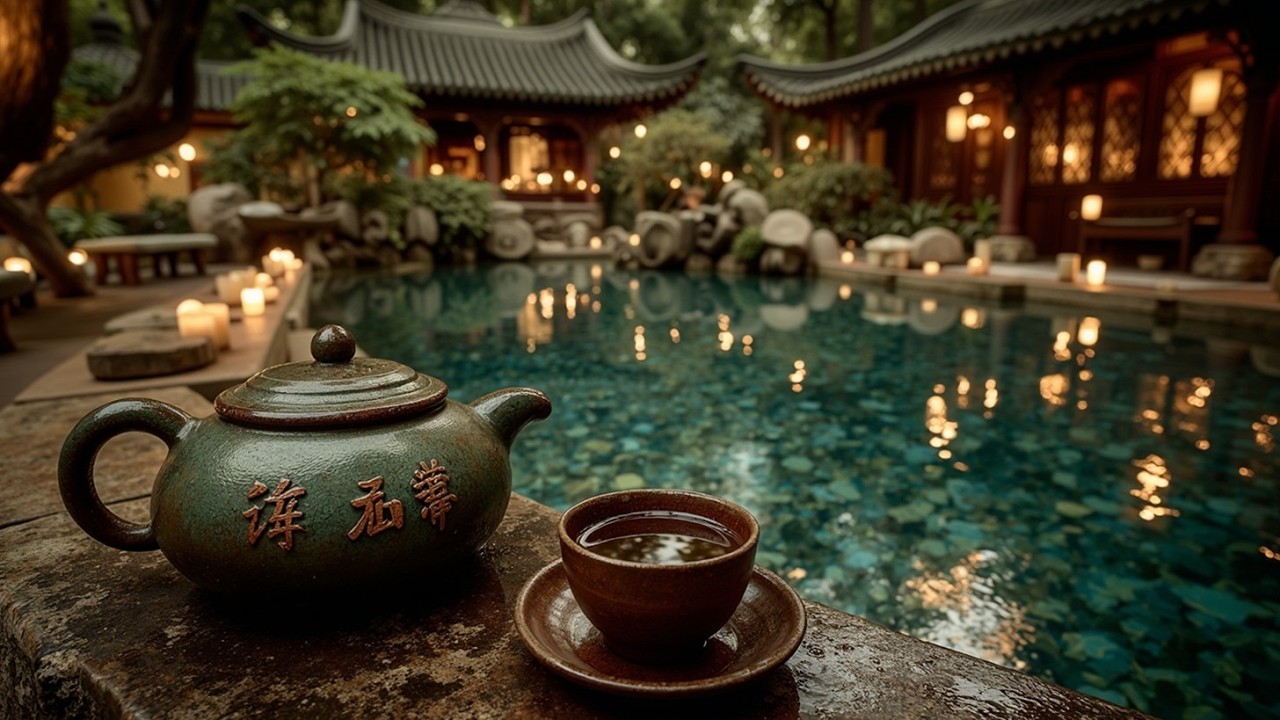 Расслабляющий вечер и мелодии китайского чая | Музыка у озера