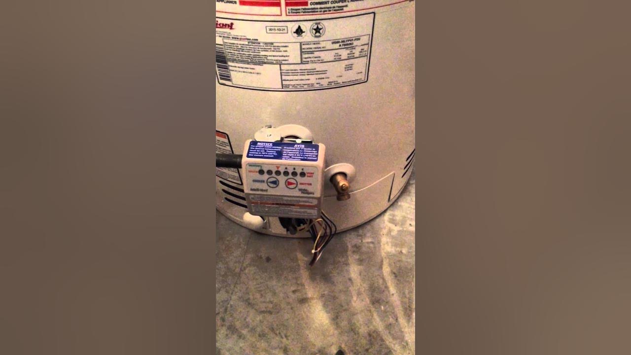 Resetting your water heater from lockout YouTube