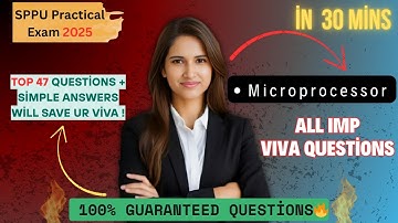 Microprocessor Viva Questions with Simple Answers | Practical Exam 2025 | MPR Quick Revision |Top 47