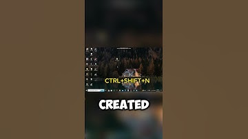 How To Create Folder In Laptop #trending #viralshorts #shorts #fyp #techtips #windows10 #settings