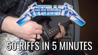Can You Guess 50 Metallica Riffs in 5 Minutes?