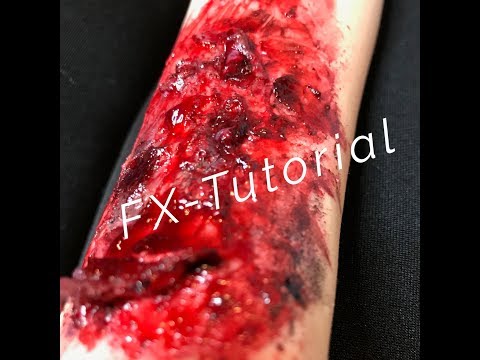 FX Tutorial for Halloween
*simple "burn" wound*