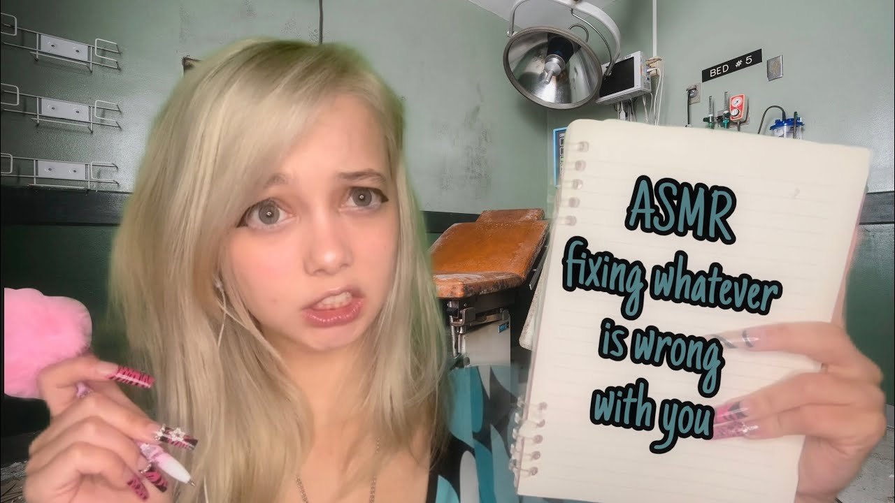 ASMR fixing whatever is wrong with you❕📉 (fast and aggressive)